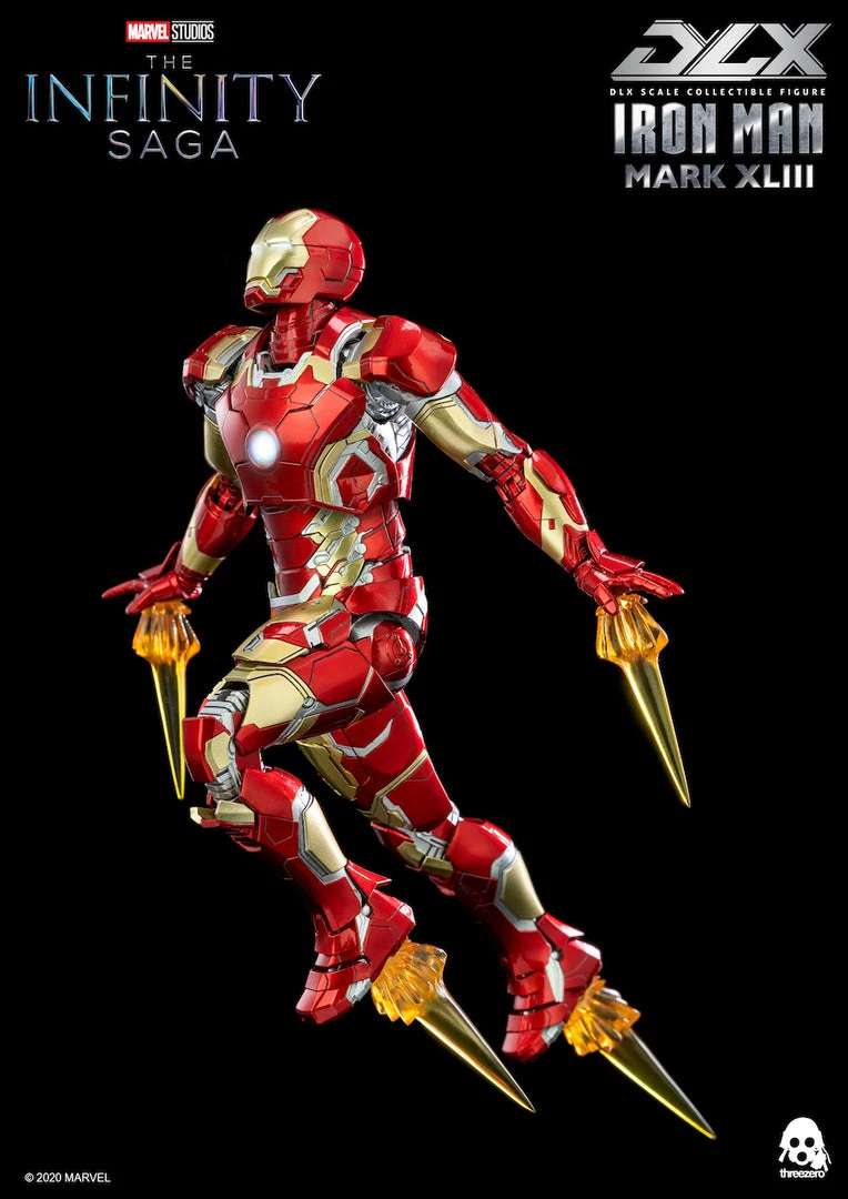 ThreeZero - Avengers - Infinity Saga DLX Iron Man Mark 43 1/12 Scale Comics 12 ThreeZero - Avengers - Infinity Saga DLX Iron Man Mark 43 1/12 Scale Comics