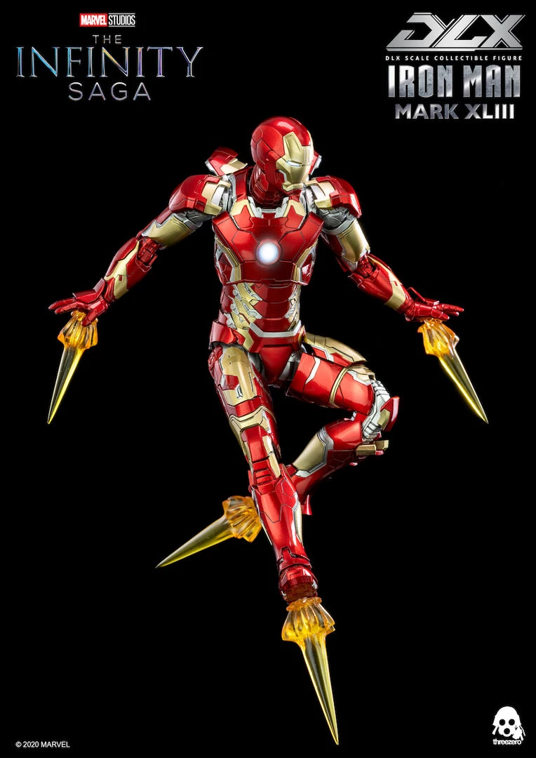 ThreeZero - Avengers - Infinity Saga DLX Iron Man Mark 43 1/12 Scale Comics 13 ThreeZero - Avengers - Infinity Saga DLX Iron Man Mark 43 1/12 Scale Comics