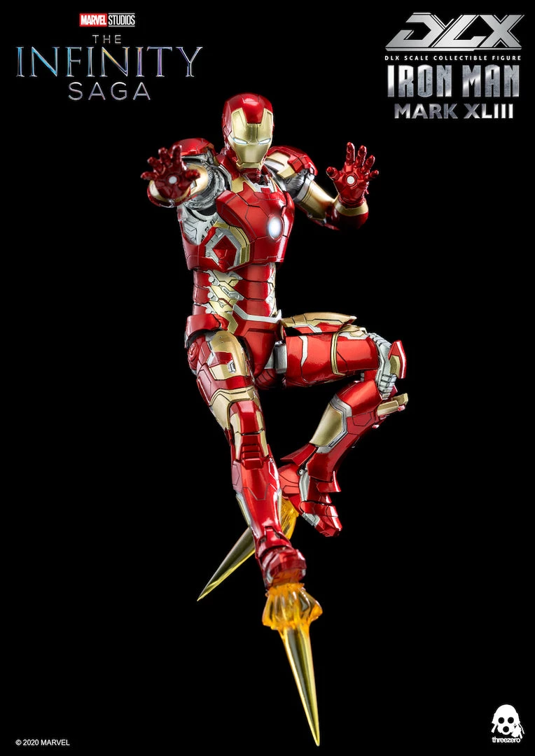 ThreeZero - Avengers - Infinity Saga DLX Iron Man Mark 43 1/12 Scale Comics 14 ThreeZero - Avengers - Infinity Saga DLX Iron Man Mark 43 1/12 Scale Comics