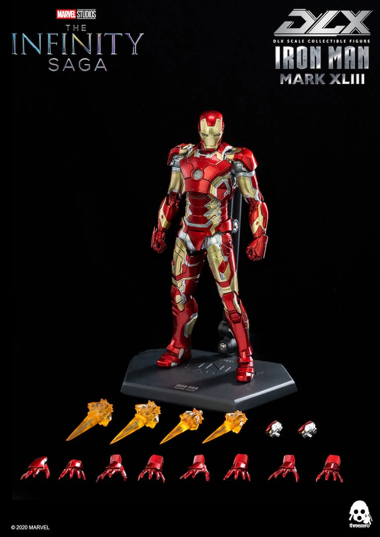 ThreeZero - Avengers - Infinity Saga DLX Iron Man Mark 43 1/12 Scale Comics 19 ThreeZero - Avengers - Infinity Saga DLX Iron Man Mark 43 1/12 Scale Comics