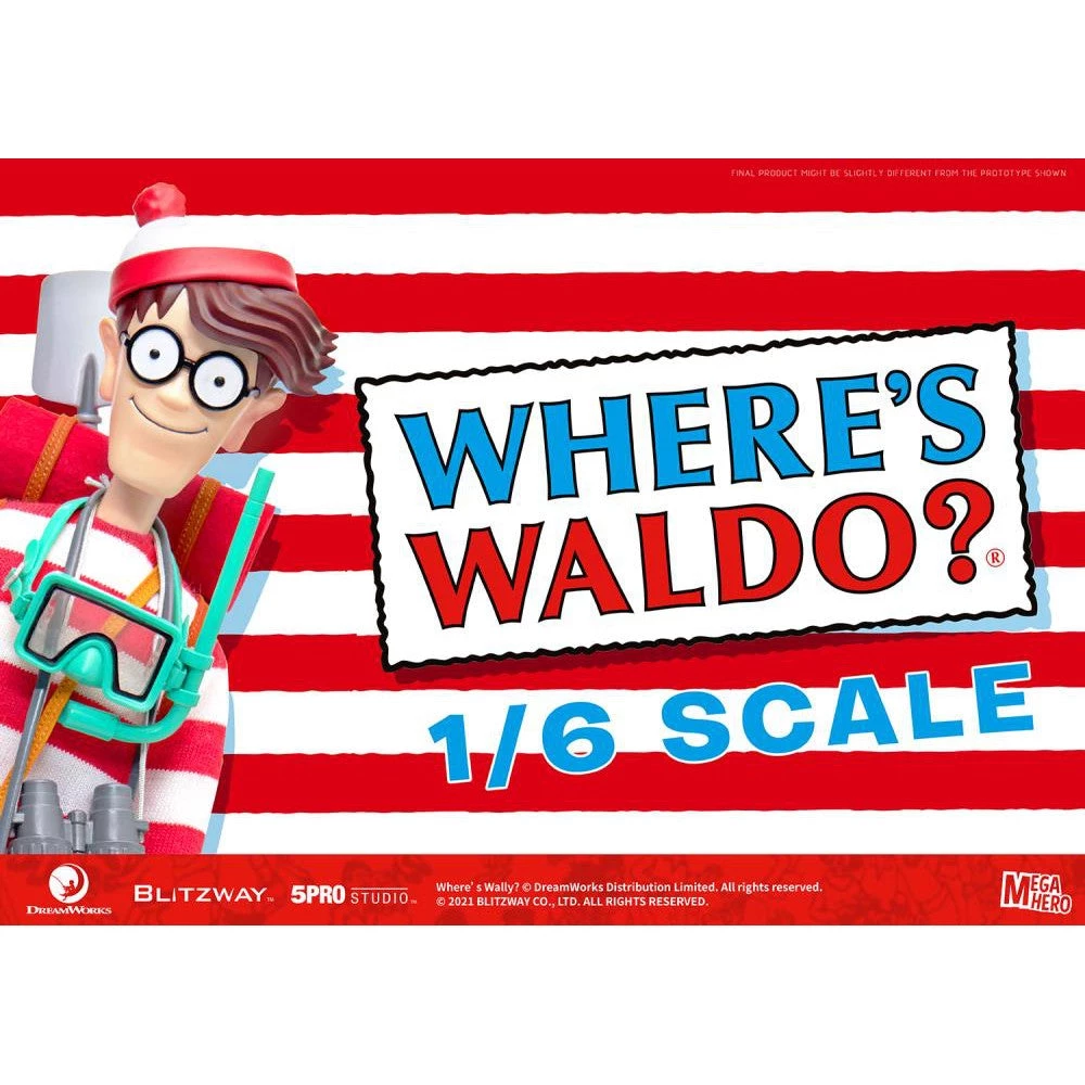 Blitzway Where's Waldo? MEGAHERO Waldo 1/6 Scale Figure (With Bonus) 3 Blitzway Where's Waldo? MEGAHERO Waldo 1/6 Scale Figure (With Bonus)