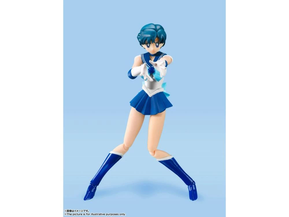 Bandai S.H. Figuarts Sailor Moon - Sailor Mercury - Animation Color Edition "Pretty Guardian Sailor Moon" Anime 4 Bandai S.H. Figuarts Sailor Moon - Sailor Mercury - Animation Color Edition "Pretty Guardian Sailor Moon" Anime