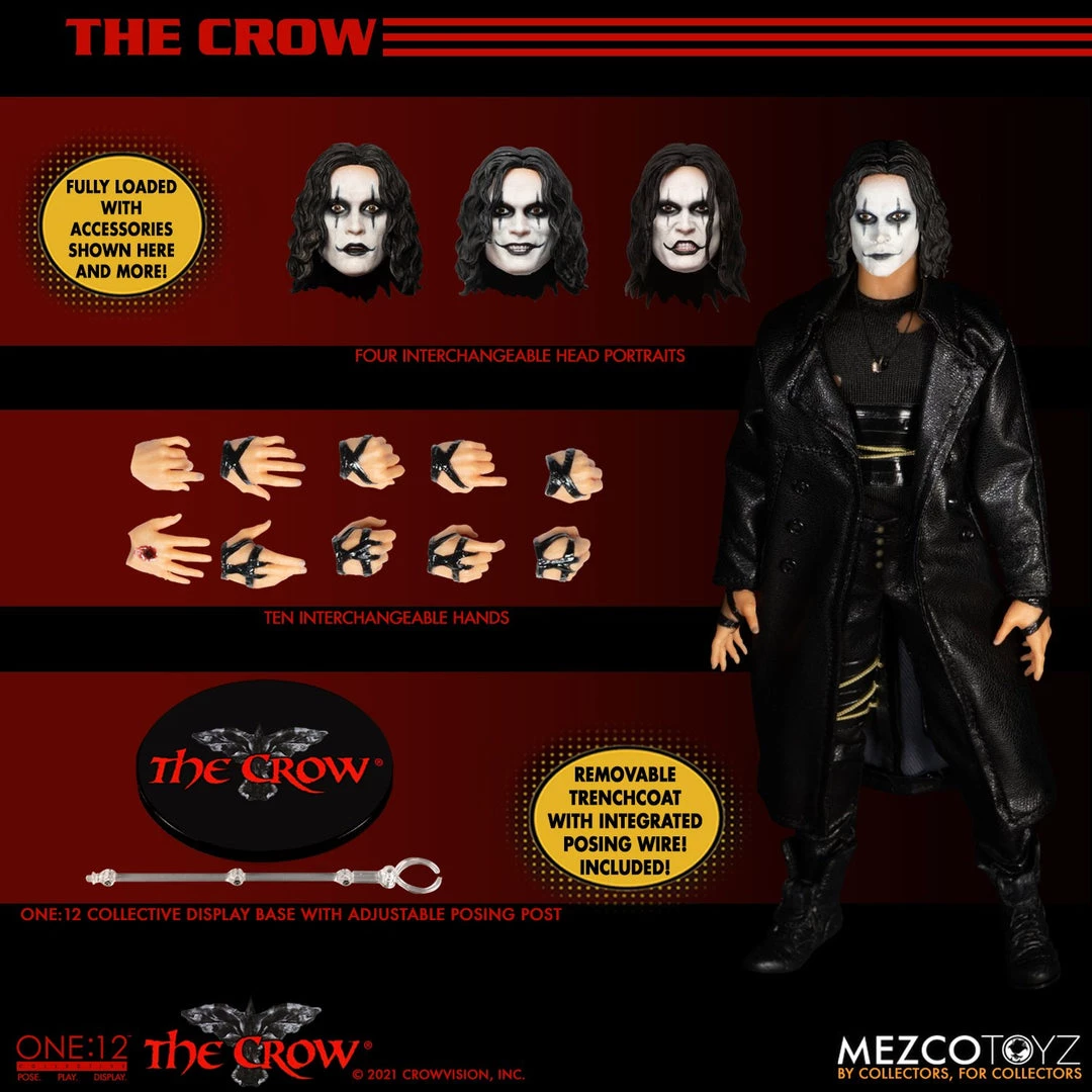 Mezco Toys ONE:12 Collective - The Crow Pre-Orders 19 Mezco Toys ONE:12 Collective - The Crow Pre-Orders