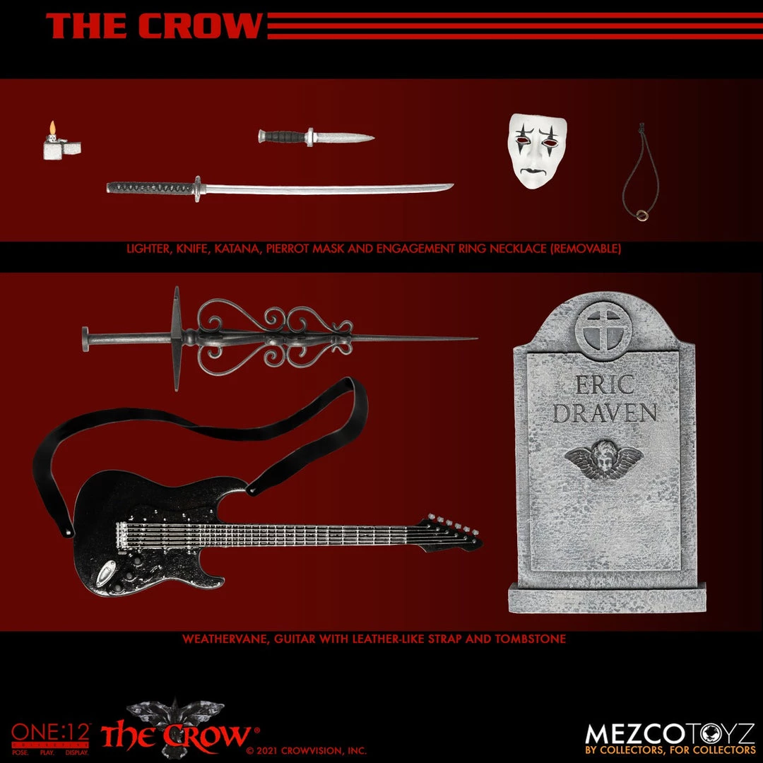 Mezco Toys ONE:12 Collective - The Crow Pre-Orders 20 Mezco Toys ONE:12 Collective - The Crow Pre-Orders
