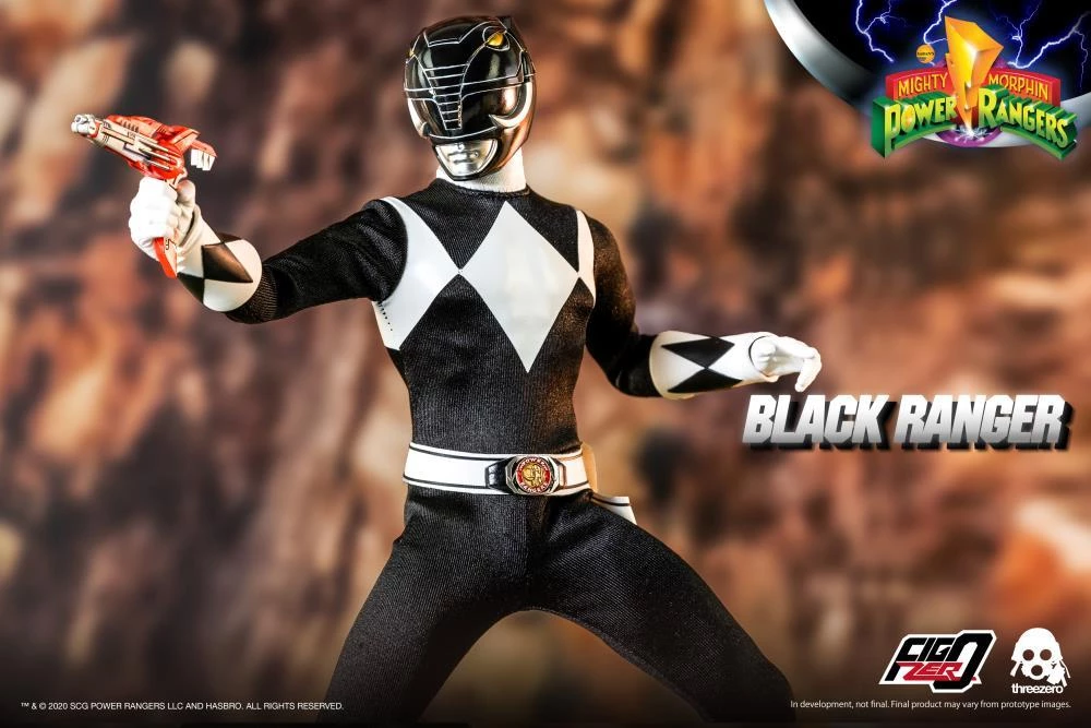 Threezero 1/6 Scale Figure - Mighty Morphin Power Rangers - Black Ranger 8 Threezero 1/6 Scale Figure - Mighty Morphin Power Rangers - Black Ranger