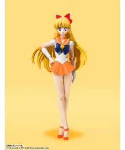 Bandai S.H. Figuarts Sailor Moon - Sailor Venus - Animation Color Edition "Pretty Guardian Sailor Moon" Anime