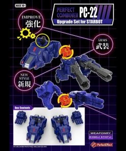 Transformers Perfect Effect PC-22 Upgrade Kit For Power Of The Primes Starscream Combiner Set