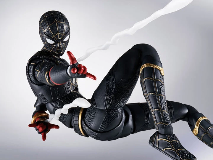 Bandai Spider-Man: No Way Home S.H.Figuarts Spider-Man (Black & Gold Suit) New Arrivals 3 Bandai Spider-Man: No Way Home S.H.Figuarts Spider-Man (Black & Gold Suit) New Arrivals