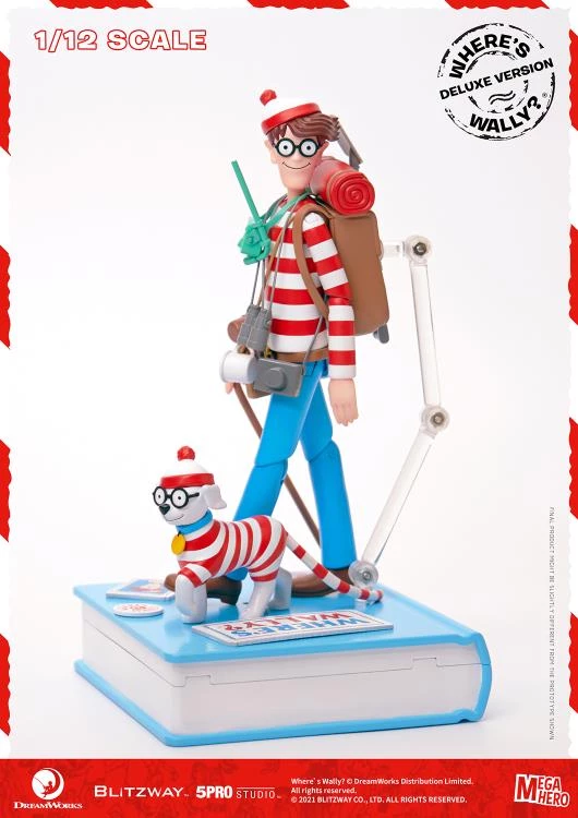 Blitzway Where's Waldo? MEGAHERO Waldo 1/12 Scale Deluxe Figure 17 Blitzway Where's Waldo? MEGAHERO Waldo 1/12 Scale Deluxe Figure