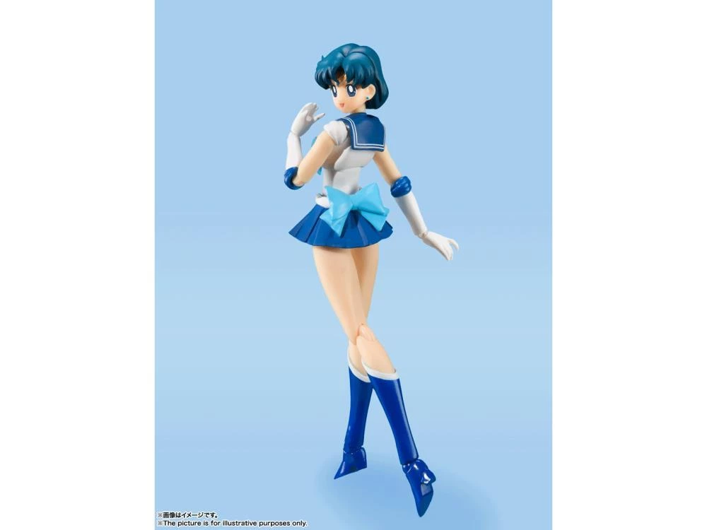 Bandai S.H. Figuarts Sailor Moon - Sailor Mercury - Animation Color Edition "Pretty Guardian Sailor Moon" Anime 6 Bandai S.H. Figuarts Sailor Moon - Sailor Mercury - Animation Color Edition "Pretty Guardian Sailor Moon" Anime