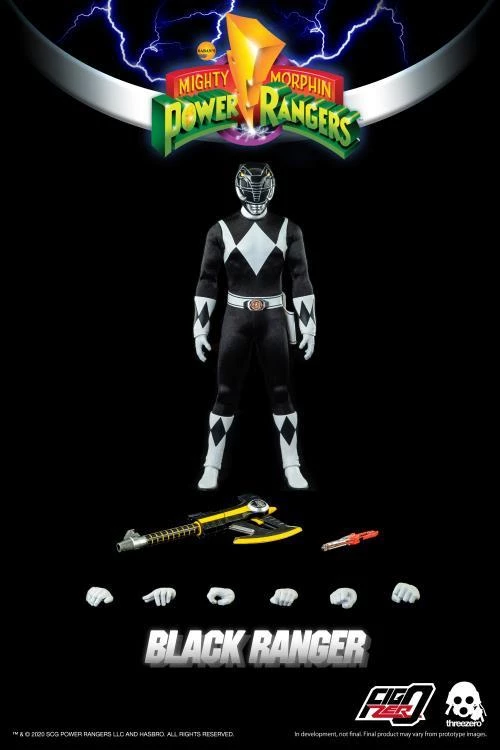 Threezero 1/6 Scale Figure - Mighty Morphin Power Rangers - Black Ranger 10 Threezero 1/6 Scale Figure - Mighty Morphin Power Rangers - Black Ranger
