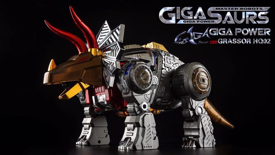 GigaPower Gigasaur HQ-02 Grassor ( Chrome Version ) 12 GigaPower Gigasaur HQ-02 Grassor ( Chrome Version )