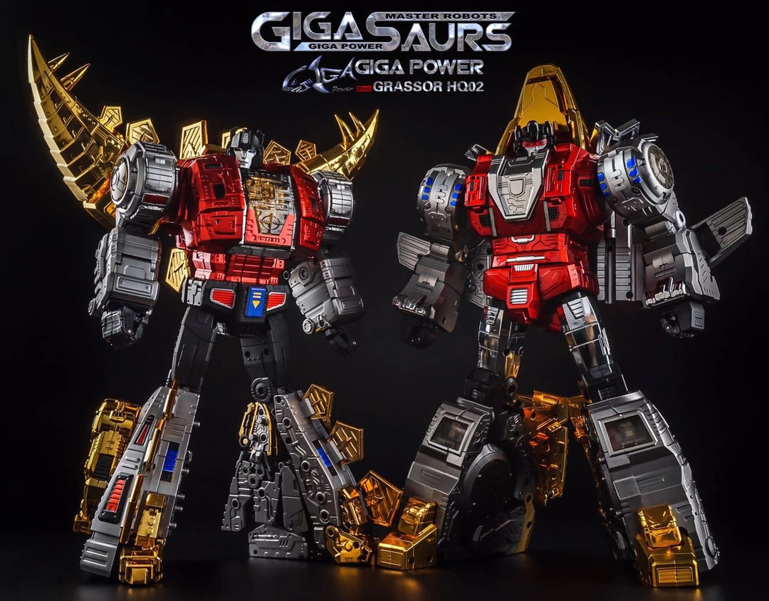 GigaPower Gigasaur HQ-02 Grassor ( Chrome Version ) 15 GigaPower Gigasaur HQ-02 Grassor ( Chrome Version )