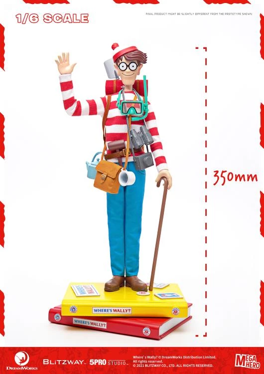 Blitzway Where's Waldo? MEGAHERO Waldo 1/6 Scale Figure (With Bonus) 6 Blitzway Where's Waldo? MEGAHERO Waldo 1/6 Scale Figure (With Bonus)