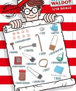 Blitzway Where's Waldo? MEGAHERO Waldo 1/12 Scale Deluxe Figure 43 Blitzway Where's Waldo? MEGAHERO Waldo 1/12 Scale Deluxe Figure