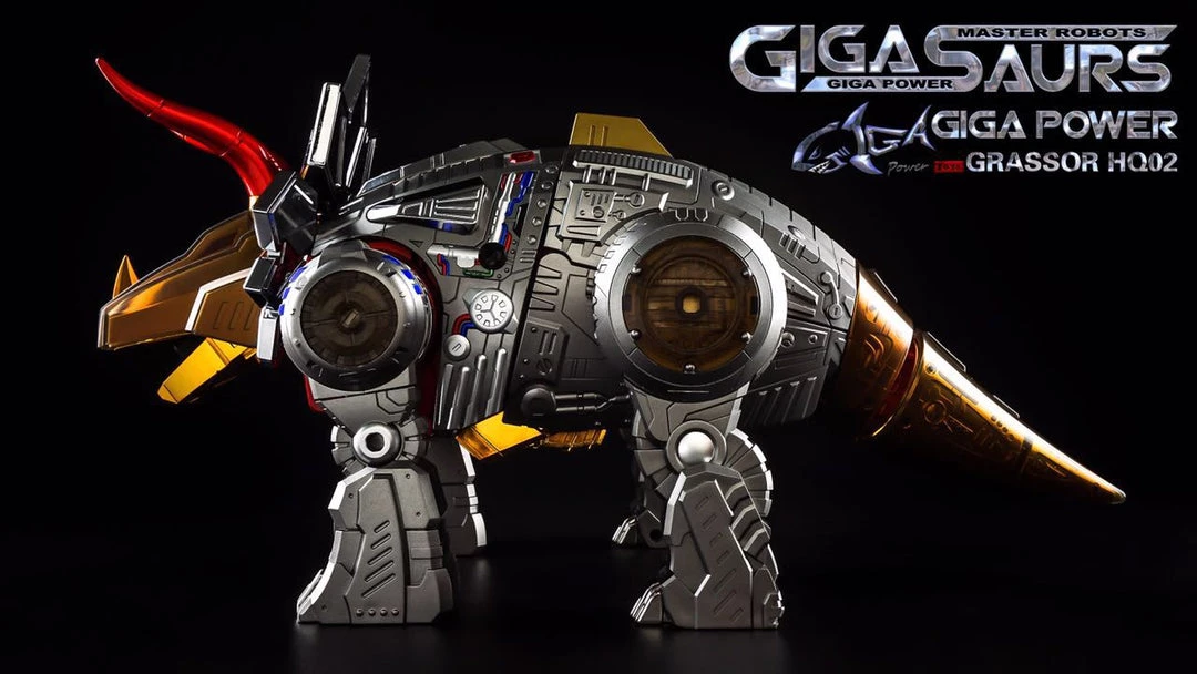 GigaPower Gigasaur HQ-02 Grassor ( Chrome Version ) 14 GigaPower Gigasaur HQ-02 Grassor ( Chrome Version )