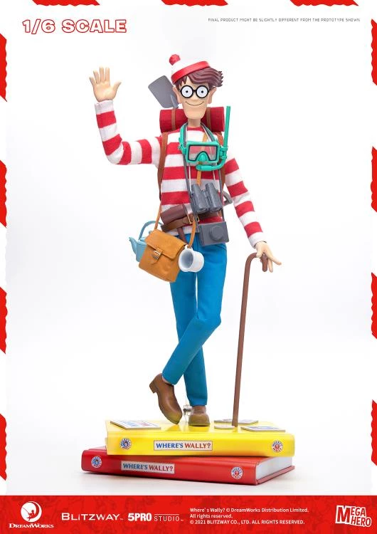 Blitzway Where's Waldo? MEGAHERO Waldo 1/6 Scale Figure (With Bonus) 5 Blitzway Where's Waldo? MEGAHERO Waldo 1/6 Scale Figure (With Bonus)