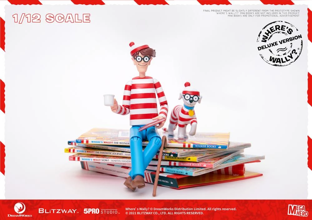 Blitzway Where's Waldo? MEGAHERO Waldo 1/12 Scale Deluxe Figure 11 Blitzway Where's Waldo? MEGAHERO Waldo 1/12 Scale Deluxe Figure
