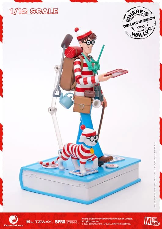 Blitzway Where's Waldo? MEGAHERO Waldo 1/12 Scale Deluxe Figure 9 Blitzway Where's Waldo? MEGAHERO Waldo 1/12 Scale Deluxe Figure