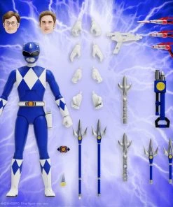 Super 7 Mighty Morphin Power Rangers Ultimates Blue Ranger