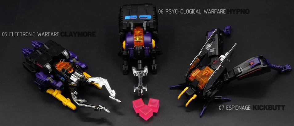 BadCube OTS-567 Evil Bug Corps Collectors Edition Set (Claymore, Hypno, & Kickbutt) 8 BadCube OTS-567 Evil Bug Corps Collectors Edition Set (Claymore, Hypno, & Kickbutt)