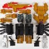 DNA Designs - DK-33 - Upgrade Kit For Black Zarak Transformers