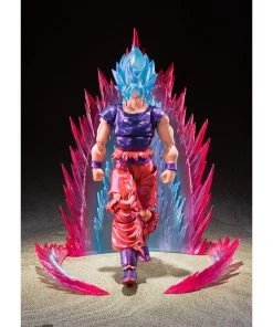Bandai S.H. Figuarts Dragon Ball - Super Saiyan God Super Saiyan Son Goku Kaio-Ken Event Exclusive Dragonball