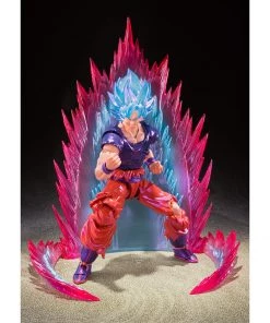 Bandai S.H. Figuarts Dragon Ball - Super Saiyan God Super Saiyan Son Goku Kaio-Ken Event Exclusive Dragonball