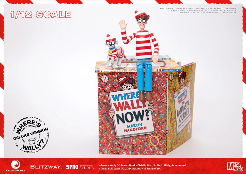Blitzway Where's Waldo? MEGAHERO Waldo 1/12 Scale Deluxe Figure 13 Blitzway Where's Waldo? MEGAHERO Waldo 1/12 Scale Deluxe Figure