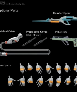 Anime Bandai Evangelion RG - Evangelion Production Model EVA Unit-02