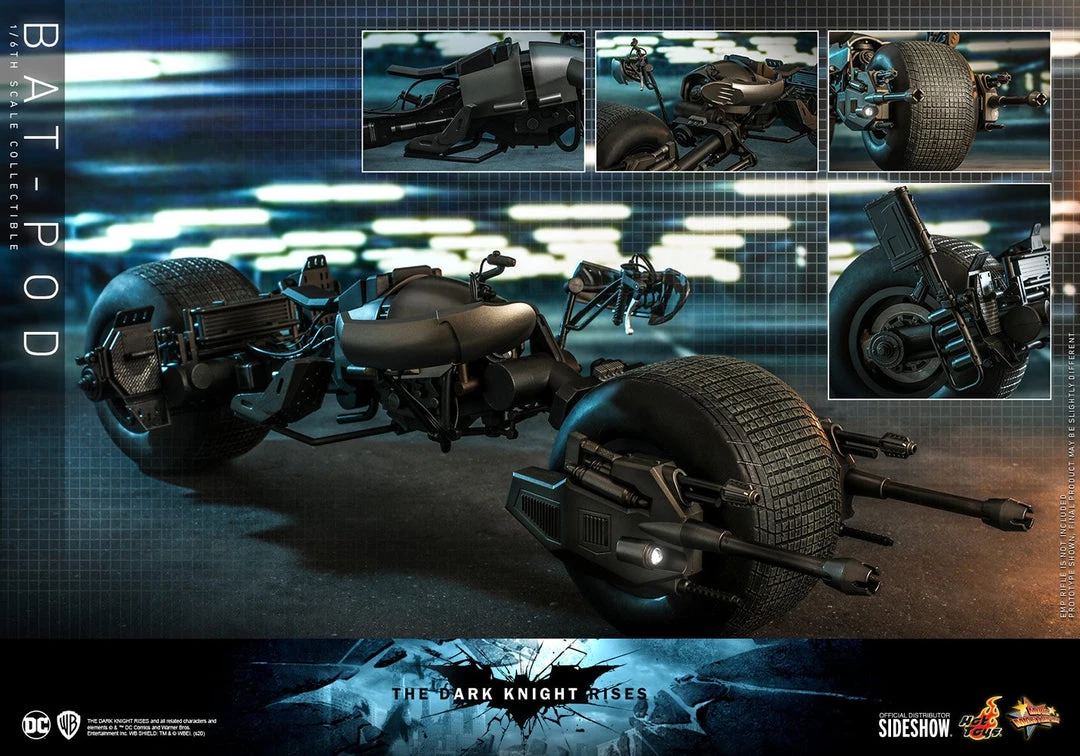 New Arrivals Hot Toys Movie Masterpiece 1/6 Scale Figure - The Dark Knight Rises - Batpod 9 New Arrivals Hot Toys Movie Masterpiece 1/6 Scale Figure - The Dark Knight Rises - Batpod