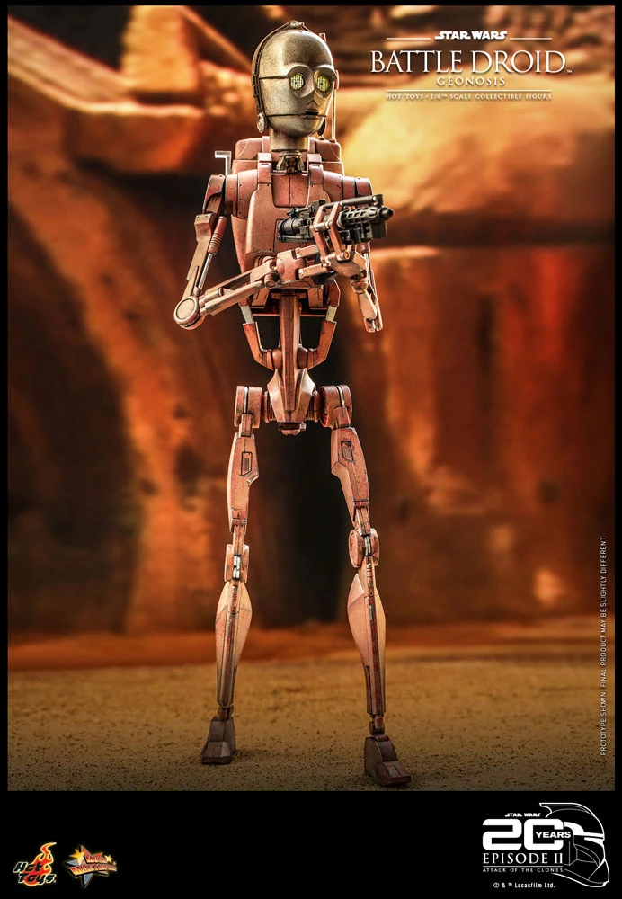 Pre-Orders Hot Toys 1/6 Scale Figure - Battle Droid (Geonosis) (Star Wars: Episode II: Attack Of The Clones) 12 Pre-Orders Hot Toys 1/6 Scale Figure - Battle Droid (Geonosis) (Star Wars: Episode II: Attack Of The Clones)