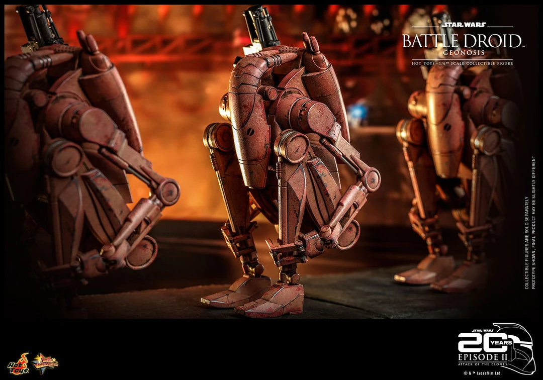 Pre-Orders Hot Toys 1/6 Scale Figure - Battle Droid (Geonosis) (Star Wars: Episode II: Attack Of The Clones) 18 Pre-Orders Hot Toys 1/6 Scale Figure - Battle Droid (Geonosis) (Star Wars: Episode II: Attack Of The Clones)