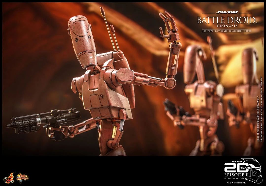 Pre-Orders Hot Toys 1/6 Scale Figure - Battle Droid (Geonosis) (Star Wars: Episode II: Attack Of The Clones) 14 Pre-Orders Hot Toys 1/6 Scale Figure - Battle Droid (Geonosis) (Star Wars: Episode II: Attack Of The Clones)