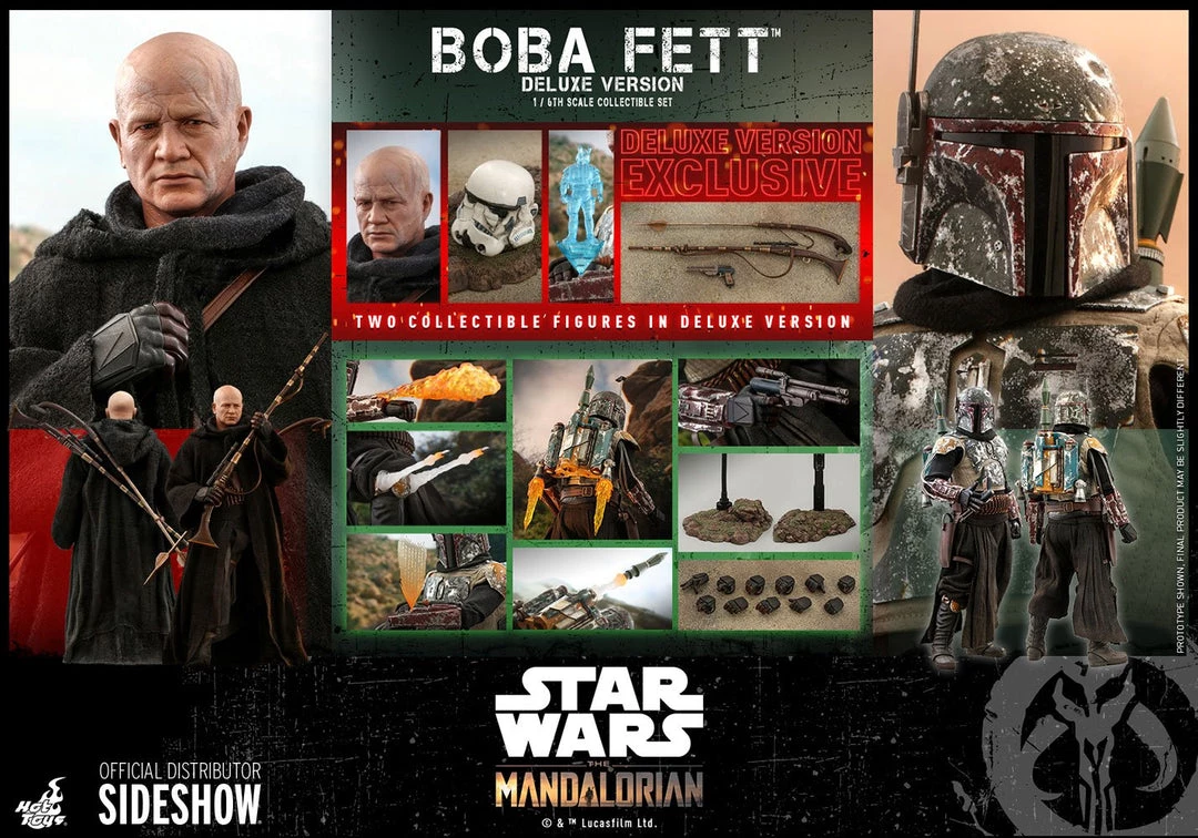 New Arrivals Hot Toys 1/6 Scale Television Masterpiece Series - The Mandalorian - Boba Fett (Deluxe Version) 27 New Arrivals Hot Toys 1/6 Scale Television Masterpiece Series - The Mandalorian - Boba Fett (Deluxe Version)
