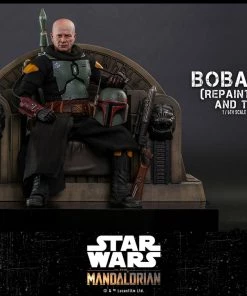 Pre-Orders Hot Toys 1/6 Scale Television Masterpiece Series - The Mandalorian - Boba Fett & Throne Set (Repaint Armor)