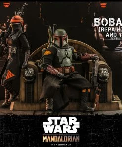 Pre-Orders Hot Toys 1/6 Scale Television Masterpiece Series - The Mandalorian - Boba Fett & Throne Set (Repaint Armor)