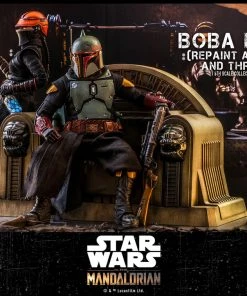 Pre-Orders Hot Toys 1/6 Scale Television Masterpiece Series - The Mandalorian - Boba Fett & Throne Set (Repaint Armor)