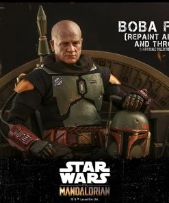 Pre-Orders Hot Toys 1/6 Scale Television Masterpiece Series - The Mandalorian - Boba Fett & Throne Set (Repaint Armor)
