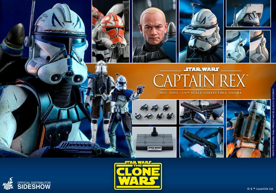 Movies / TV / Sports Hot Toys Television Masterpiece 1/6 Scale Figure - Star Wars: The Clone Wars - Captain Rex 28 Movies / TV / Sports Hot Toys Television Masterpiece 1/6 Scale Figure - Star Wars: The Clone Wars - Captain Rex