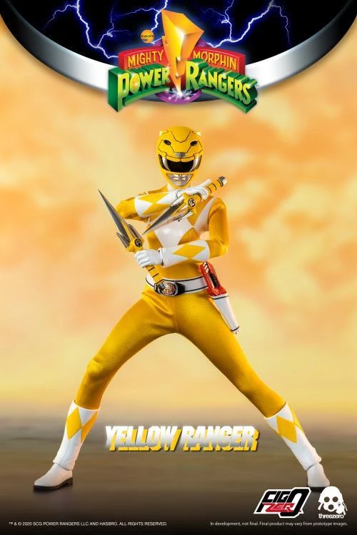 Threezero 1/6 Scale Figure - Mighty Morphin Power Rangers - Yellow Ranger 6 Threezero 1/6 Scale Figure - Mighty Morphin Power Rangers - Yellow Ranger