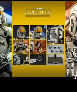Hot Toys 1/6 Scale Figure - Clone Pilot (Star Wars: Episode II: Attack Of The Clones)