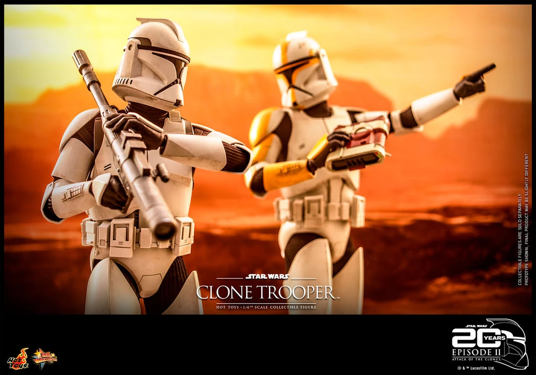 Hot Toys 1/6 Scale Figure - Clone Trooper (Star Wars: Episode II: Attack Of The Clones) 15 Hot Toys 1/6 Scale Figure - Clone Trooper (Star Wars: Episode II: Attack Of The Clones)