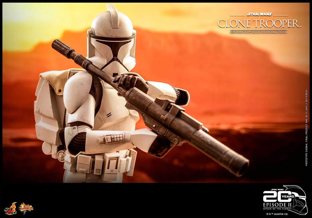 Hot Toys 1/6 Scale Figure - Clone Trooper (Star Wars: Episode II: Attack Of The Clones) 16 Hot Toys 1/6 Scale Figure - Clone Trooper (Star Wars: Episode II: Attack Of The Clones)