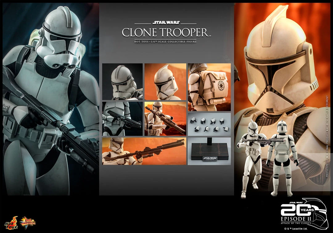 Hot Toys 1/6 Scale Figure - Clone Trooper (Star Wars: Episode II: Attack Of The Clones) 19 Hot Toys 1/6 Scale Figure - Clone Trooper (Star Wars: Episode II: Attack Of The Clones)