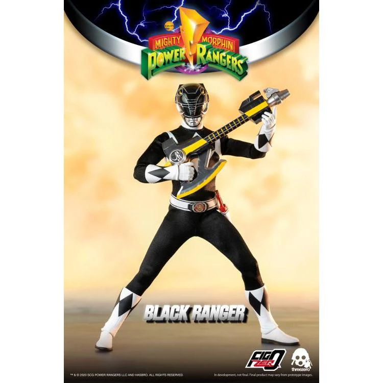 Threezero 1/6 Scale Figure - Mighty Morphin Power Rangers - Black Ranger 3 Threezero 1/6 Scale Figure - Mighty Morphin Power Rangers - Black Ranger