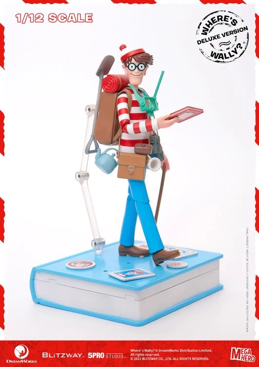 Blitzway Where's Waldo? MEGAHERO Waldo 1/12 Scale Deluxe Figure 8 Blitzway Where's Waldo? MEGAHERO Waldo 1/12 Scale Deluxe Figure