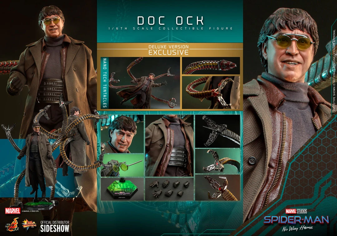 Hot Toys Movie Masterpiece 1/6 Scale Figure - Doc Ock (Spider-Man: No Way Home) (Deluxe Version) Pre-Orders 15 Hot Toys Movie Masterpiece 1/6 Scale Figure - Doc Ock (Spider-Man: No Way Home) (Deluxe Version) Pre-Orders