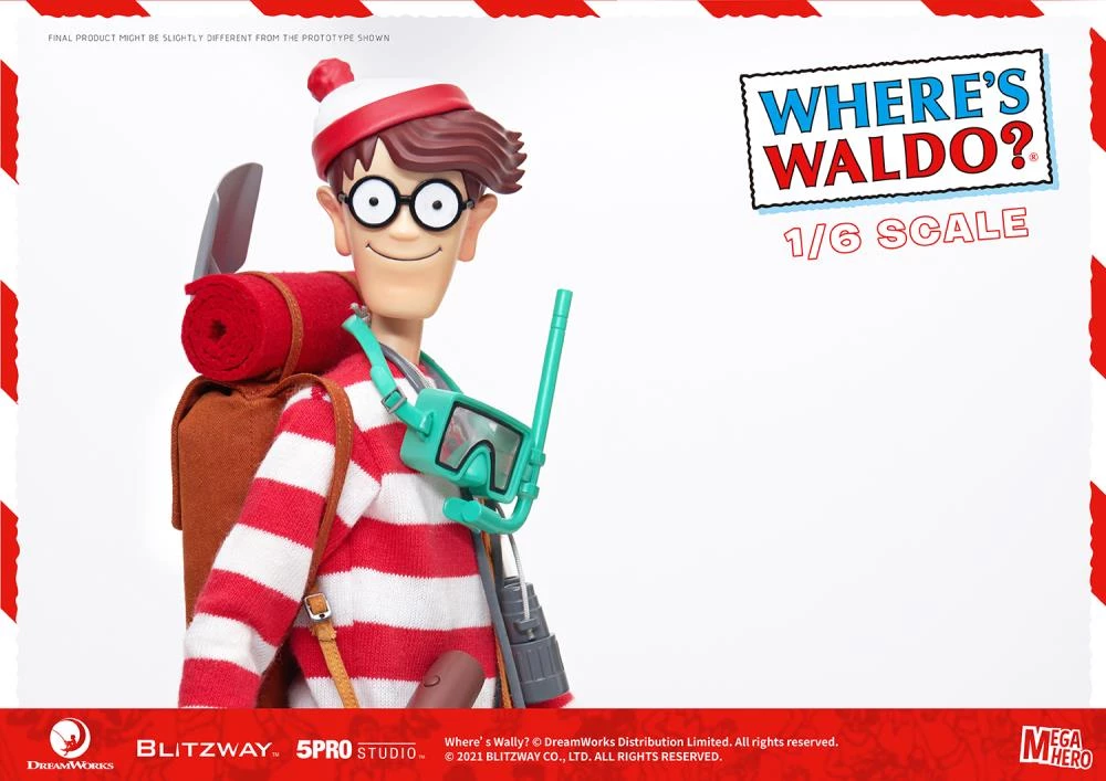 Blitzway Where's Waldo? MEGAHERO Waldo 1/6 Scale Figure (With Bonus) 13 Blitzway Where's Waldo? MEGAHERO Waldo 1/6 Scale Figure (With Bonus)