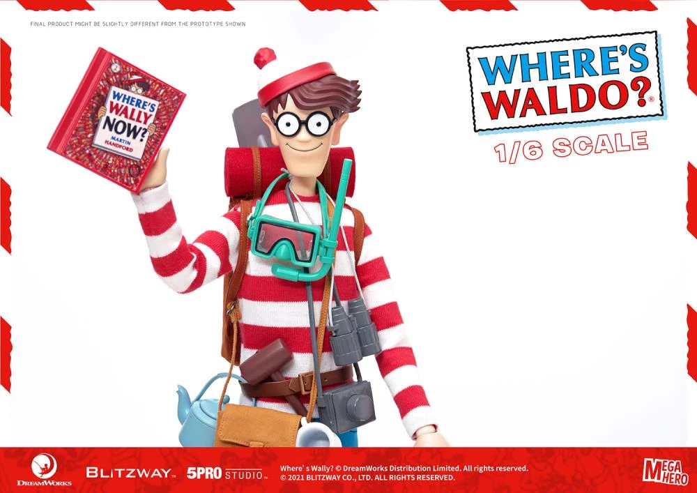 Blitzway Where's Waldo? MEGAHERO Waldo 1/6 Scale Figure (With Bonus) 14 Blitzway Where's Waldo? MEGAHERO Waldo 1/6 Scale Figure (With Bonus)